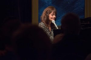 Harriet Schock performing at The Golden Age Theatre in Hollywood, CA