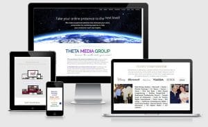 Theta Media Group website design and digital marketing